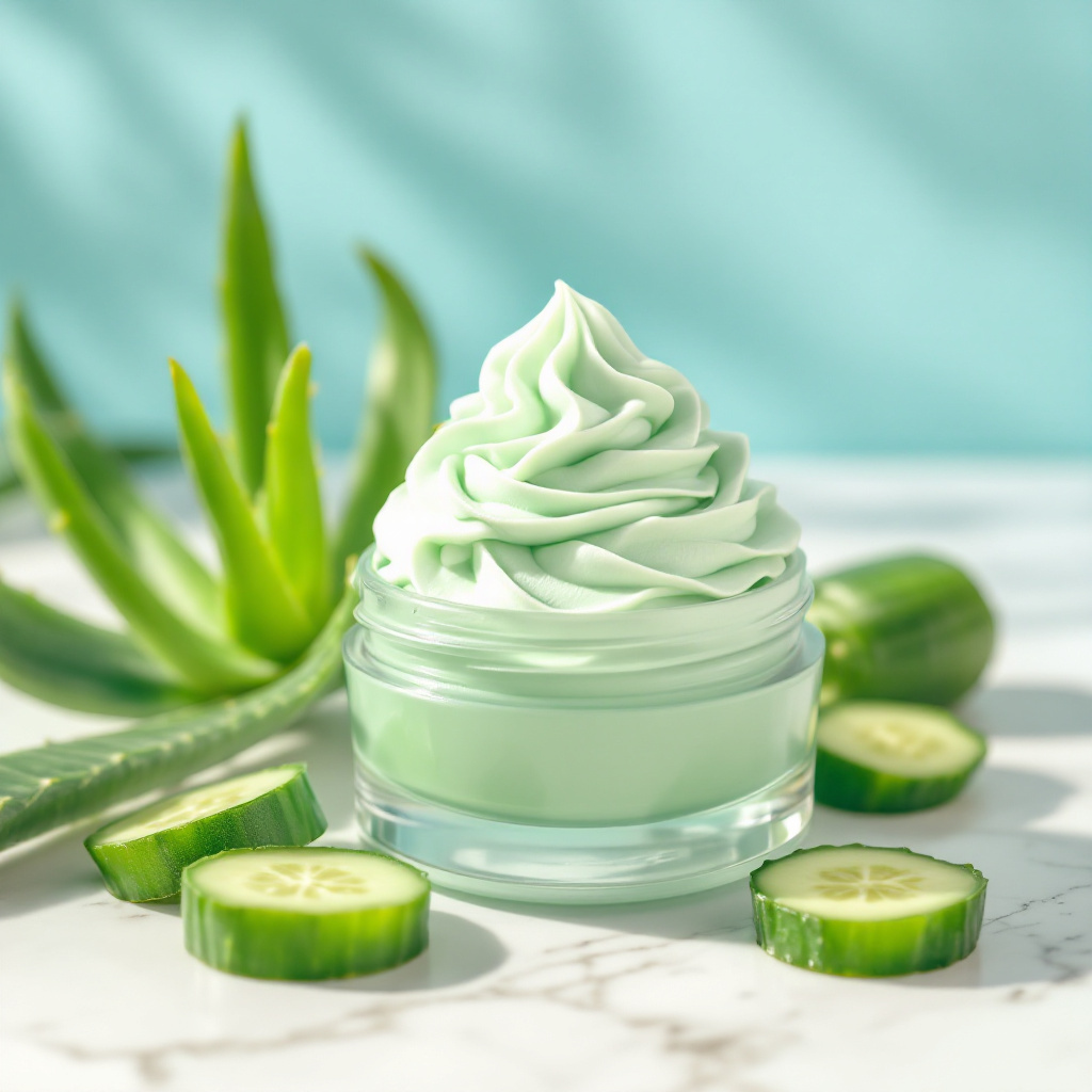 Cool as a Cucumber Whipped Soap